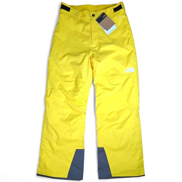 North Face Insulated Pants Snow Ski Yellow Adjustable Boys Youth Large 14 / 16 - Picture 16 of 16